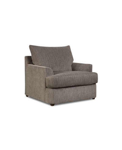 Shop Acme Furniture Firminus Accent Chair In Tone Brown Chenille