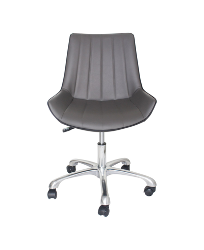 Shop Moe's Home Collection Mack Office Chair In Dark Grey