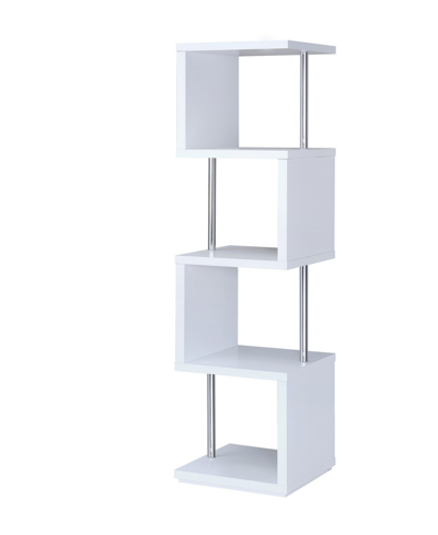 Shop Coaster Home Furnishings Harlan 4-shelf Bookcase In White