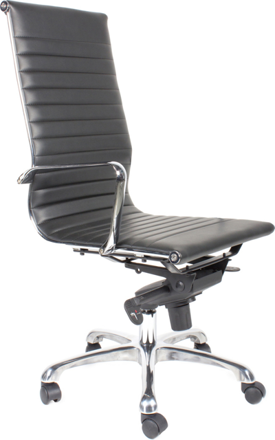 Shop Moe's Home Collection Omega Office Chair High Back Black