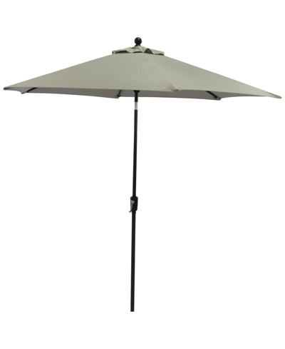 Shop Agio Closeout! Marlough Outdoor 9' Umbrella, Created For Macy's In Outdura Storm Smoke