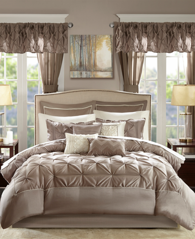 Madison Park Essentials Joella Queen 24-pc. Room In A Bag Bedding In Taupe