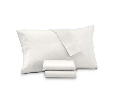 Shop Charter Club Sleep Soft 300 Thread Count Viscose From Bamboo 4-pc. Sheet Set, King, Created For Macy's In Winter White