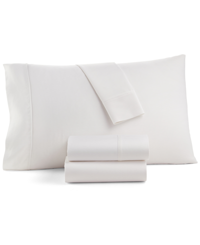 Shop Tranquil Home Willow 1200-thread Count 4-pc. California King Sheet Set, Created For Macy's In White