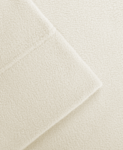 Sleep Philosophy True North By  Micro Fleece 4-pc California King Sheet Set Bedding In Ivory
