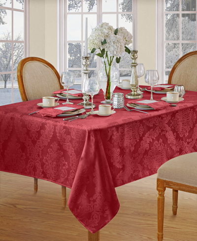 Shop Elrene Barcelona 60" X 120" Tablecloth In Red
