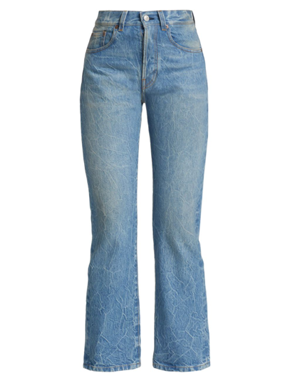 Shop Victoria Beckham Women's Victoria High-rise Flare Jeans In Miami Wash