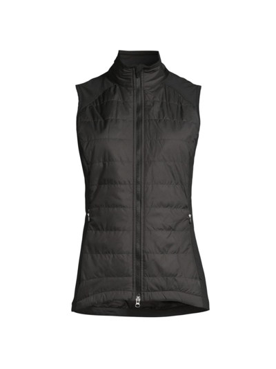 Shop Zero Restriction Women's Tess Full-zip Vest In Black