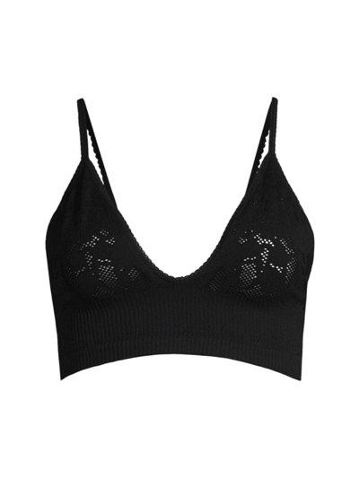 Shop Free People Women's Feels Right Bralette In Black