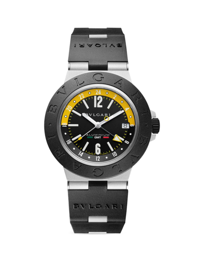 Bvlgari Men's Aluminum, Titanium, & Rubber Amerigo Vespucci Special Edition  Watch In Black | ModeSens