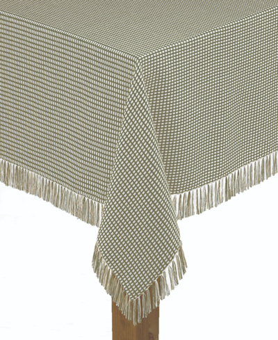 Shop Lintex Homespun Sage 100% Cotton Tablecloth 60"x84"