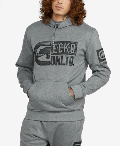 Ecko Unltd Men's Big And Tall Steadfast Hoodie In Gray | ModeSens