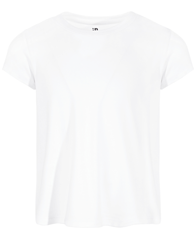 Shop Id Ideology Big Girls Scoop-neck T-shirt, Created For Macy's In Bright White