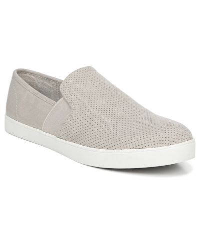 Shop Dr. Scholl's Women's Luna Slip-on Sneakers Women's Shoes In Greige Perforated Microsuede