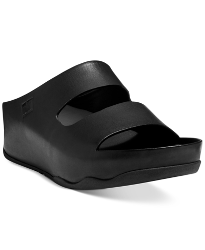 Shop Fitflop Women's Shuv Slide Sandals Women's Shoes In All Black