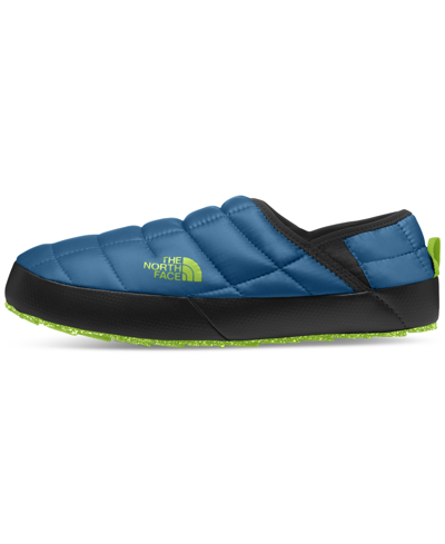 Shop The North Face Men's Thermoball Traction Mule V Slippers Men's Shoes In Banff Blue