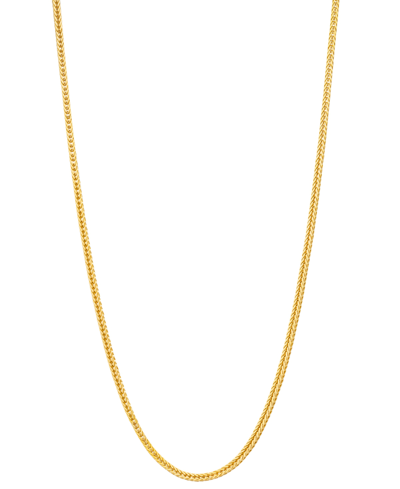 Shop Macy's 24" Foxtail Chain Necklace (1-1/3mm) In 14k Gold In Yellow Gold