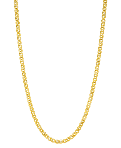 Macy's 20" Nonna Link Chain Collar Necklace (2-9/10mm) In 14k Gold In Yellow Gold