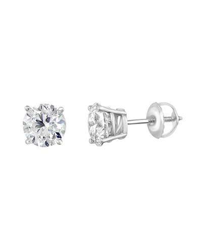 Effy Collection Effy Diamond (2 Ct. T.w.) Stud Earrings In 14k White Gold In White Gold