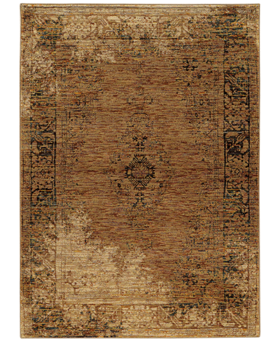 Shop Jhb Design Journey Cava 8'6" X 11'7" Area Rug In Gold