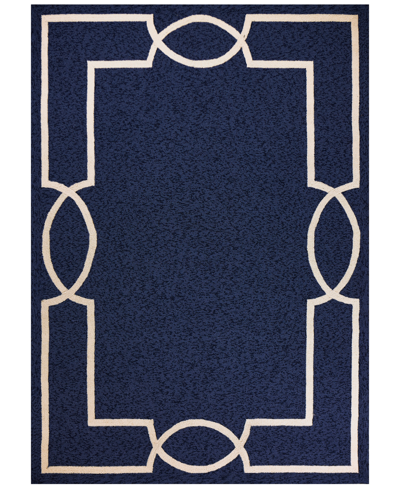 Shop Libby Langdon Hamptons Madison 7' Indoor/outdoor Square Area Rug In Ocean