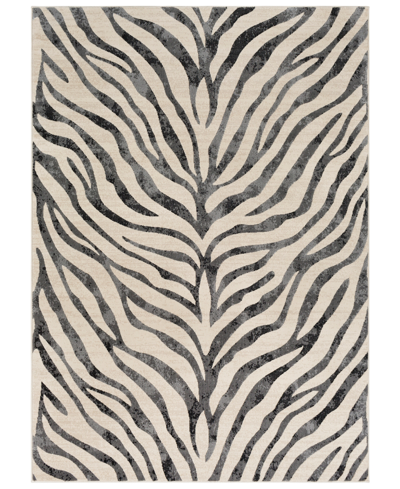 Shop Abbie & Allie Rugs City Cit-2300 3'11" X 5'7" Area Rug In Taupe