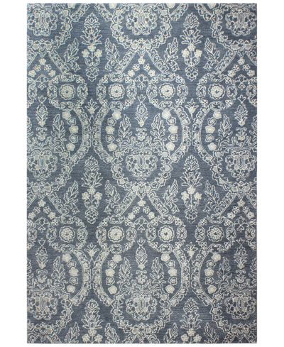 Shop Bb Rugs Closeout! Downtown Hg366 2'6" X 8' Runner Area Rug In Blue