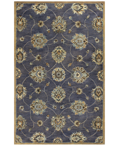 Shop Kas Syriana Han 5' X 8' Area Rug In Midnight