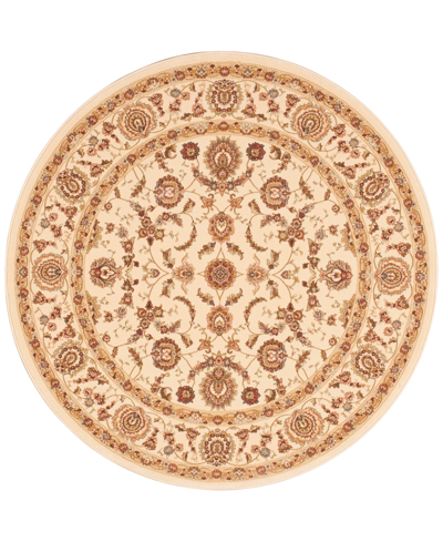 Shop Kathy Ireland Home Ephesus Anatolia 7'10" Round Rug, Created For Macy's In Ivory