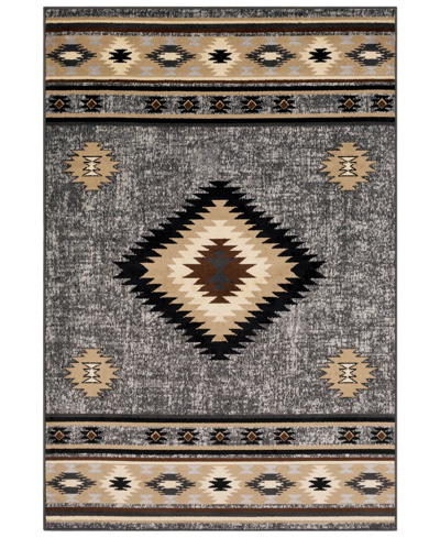 Shop Abbie & Allie Rugs Paramount Par-1094 6'7" X 9'6" Area Rug In Charcoal