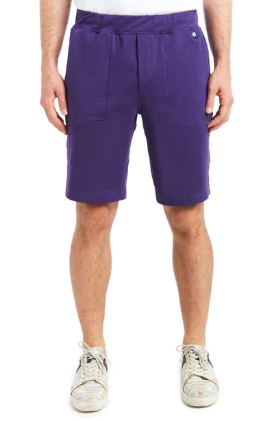 Shop Pino By Pinoporte Gigi Solid Shorts In Purple