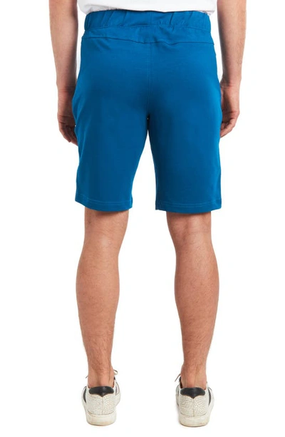Shop Pino By Pinoporte Gigi Solid Shorts In Md Blue