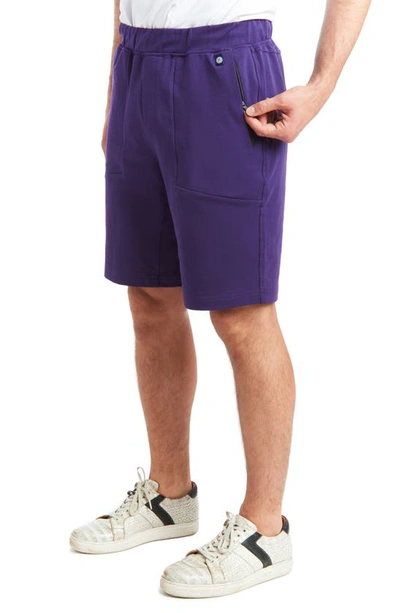 Shop Pino By Pinoporte Gigi Solid Shorts In Purple