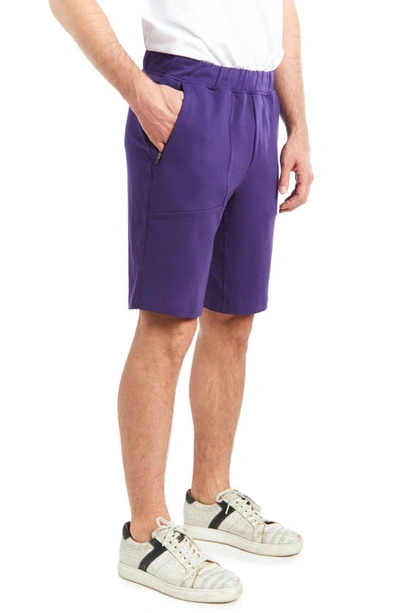 Shop Pino By Pinoporte Gigi Solid Shorts In Purple