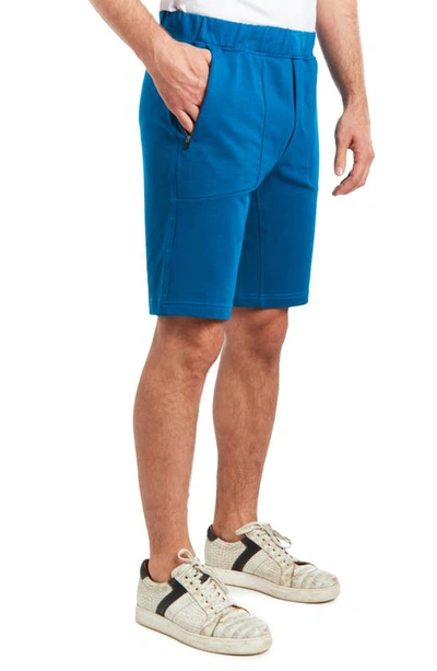 Shop Pino By Pinoporte Gigi Solid Shorts In Md Blue