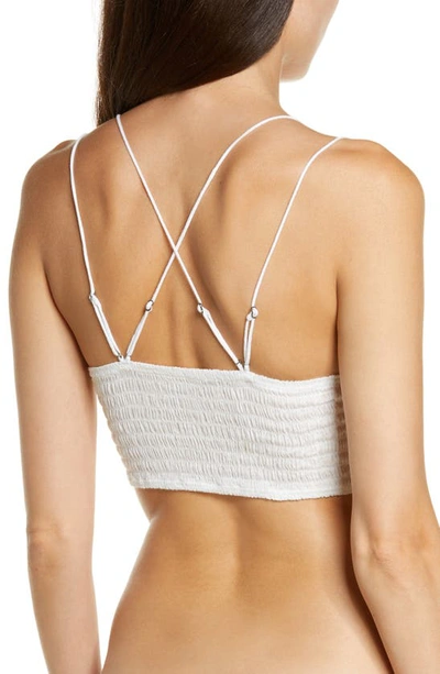 Shop Free People Adella Lace Bralette In White