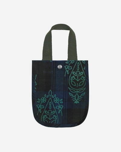 Shop Paria Farzaneh Halley Check Baby Bag Blue In Multicolor
