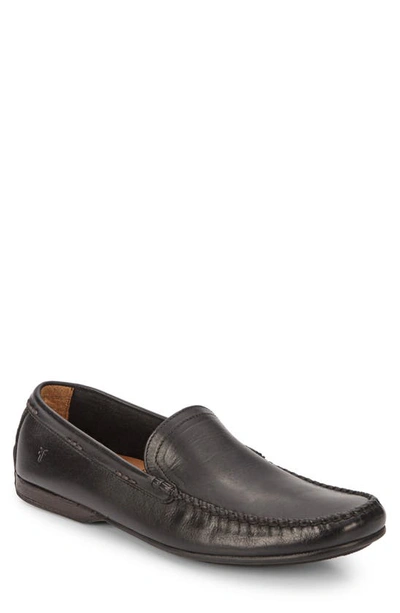 Shop Frye Lewis Venetian Loafer In Black