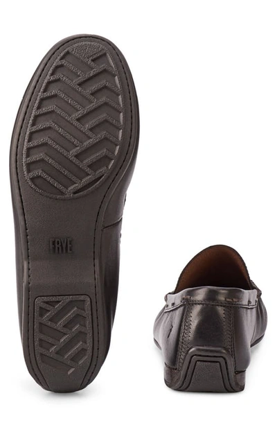 Shop Frye Lewis Venetian Loafer In Black