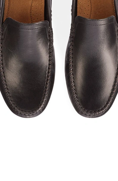 Shop Frye Lewis Venetian Loafer In Black