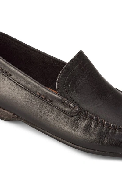 Shop Frye Lewis Venetian Loafer In Black