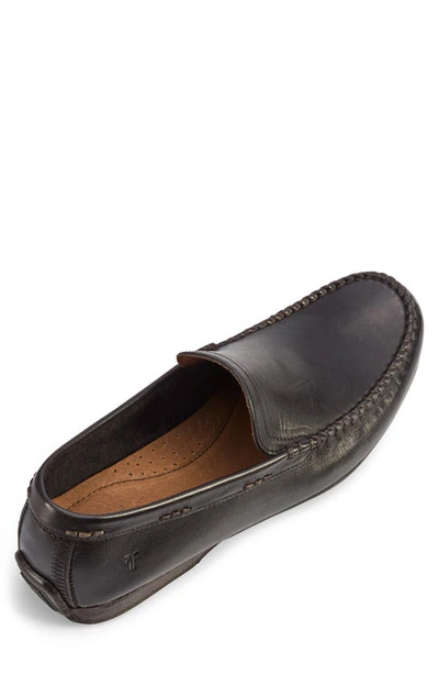 Shop Frye Lewis Venetian Loafer In Black