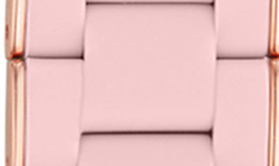 Shop Michele Silicone Wrapped Apple Watch® Bracelet In Pink