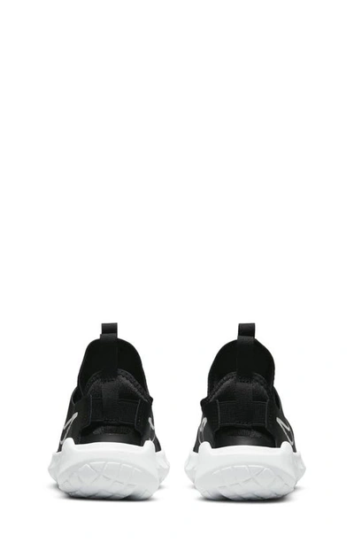 Shop Nike Kids' Flex Runner 2 Slip-on Running Shoe In Black/ White/ Blue/ Gold