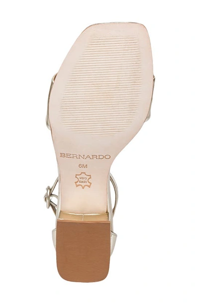 Shop Bernardo Jalena Ankle Strap Sandal In Champagne