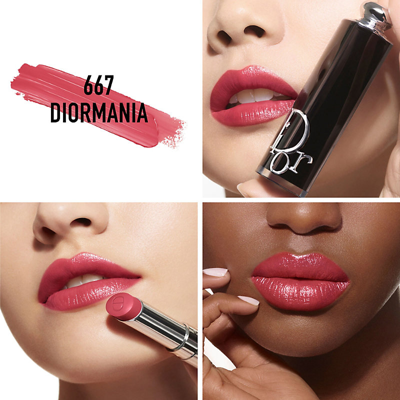 Shop Dior Addict Shine Refillable Lipstick 3.2g In 667 Mania