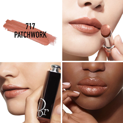 Shop Dior 717 Patchwork Addict Shine Refillable Lipstick 3.2g