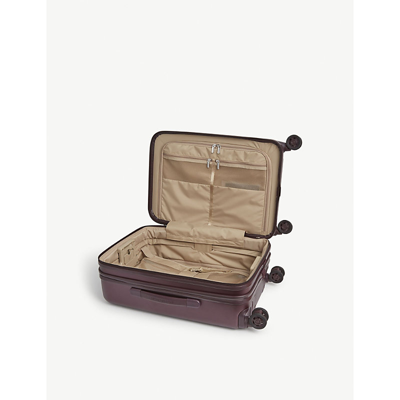 Shop Briggs & Riley Sympatico Carry-on Expandable Spinner Cabin Suitcase 55cm In Matte Plum