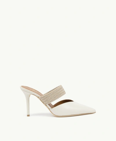 Shop Malone Souliers Maisie 85mm In Cream