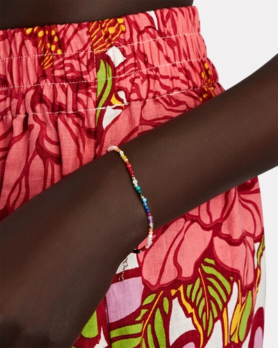 Shop Anni Lu Iris Light Rainbow Bracelet In Multi